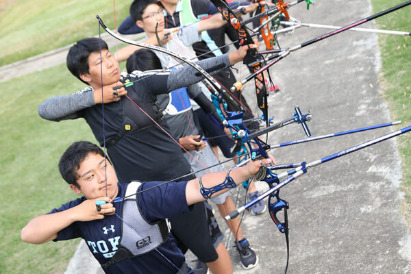 アーチェリー部 運動部 部活動紹介 東海大学付属熊本星翔高等学校